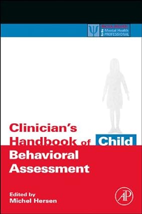 Clinician's Handbook of Child Behavioral Assessment - Orginal Pdf